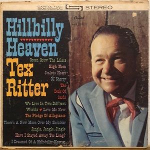 Tex Ritter Hillbilly Heaven Vinyl Lp '61